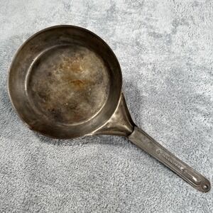 VTG Antique National #5 Cold Handle 11" Steel Cowboy Camp Skillet Frying Pan